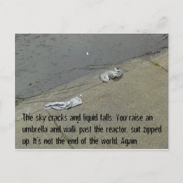Cartão Postal Cartão-postal do Posto Apocalypse #2 Rainpocalypse (Frente)