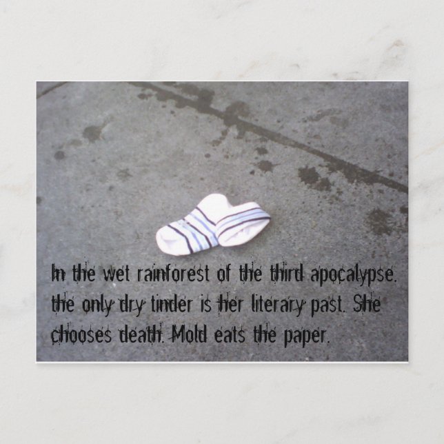 Cartão Postal Cartão-postal do Posto Apocalypse #5 Fin (Frente)