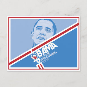 Cartão Postal Cartão-postal do Presidente Obama Hope
