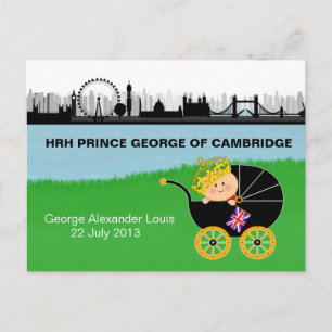 Cartão Postal Cartão-postal do Príncipe George de Cambridge