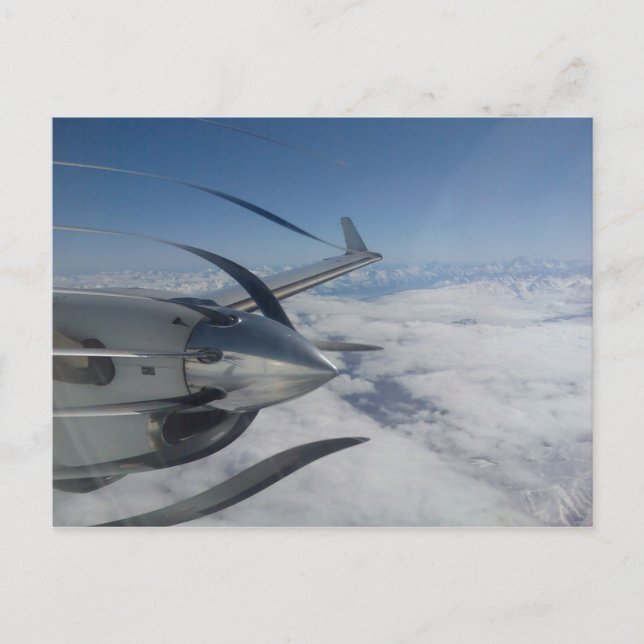 Cartão Postal Cartão-postal do propulsor distorcido (Frente)