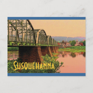 Cartão Postal Cartão-postal do rio Susquehanna