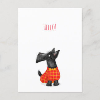 Cartão Postal Cartão-postal do Scottie dog