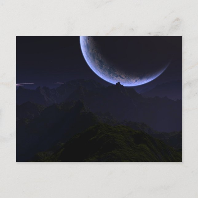 Cartão Postal Cartão-postal do Sonho do Astronauta (Frente)