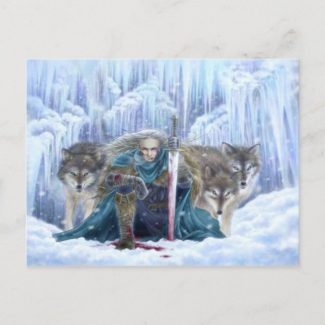 Cartão Postal Cartão-postal do Tempest Ice Fantasy (Frente)