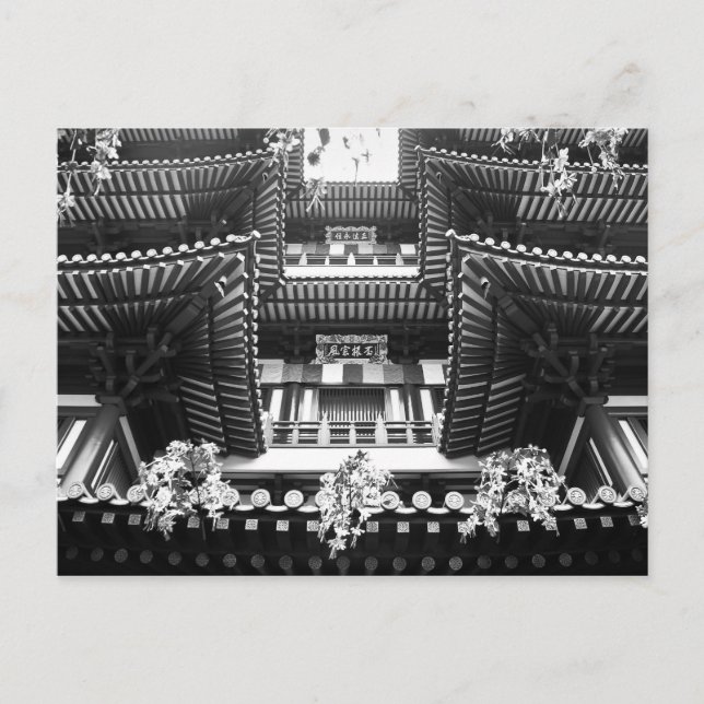 Cartão Postal Cartão-postal do Templo Budista (Frente)