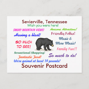 Cartão Postal Cartão-postal do Tennessee