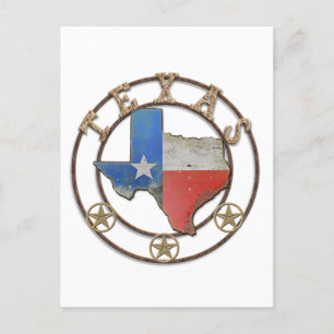 Cartão Postal Cartão-postal do Texas Barn Art