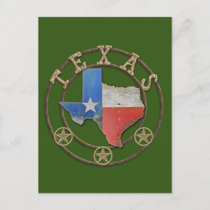 Cartão Postal Cartão-postal do Texas Barn Art