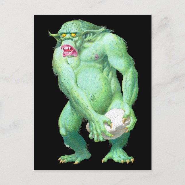 Cartão Postal Cartão-postal do troll (Frente)