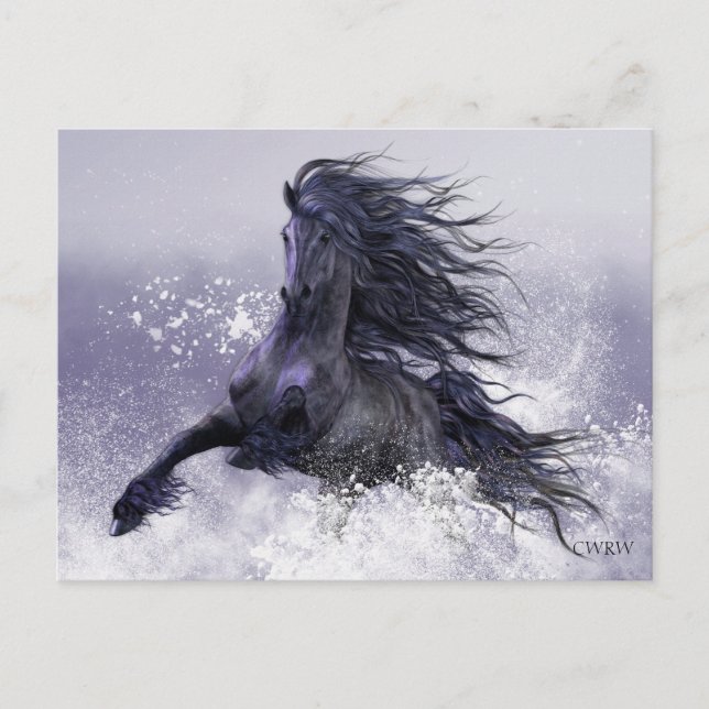 Cartão Postal Cartão-postal do Trovão de inverno (Frente)