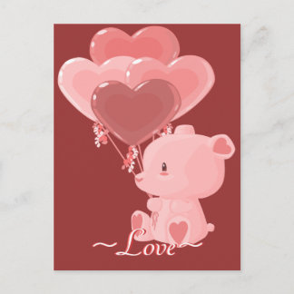 Cartão Postal Cartão-postal do Urso Adorável