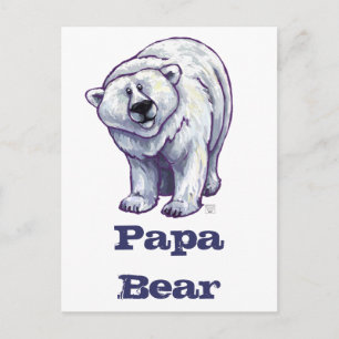 Cartão Postal Cartão-postal do Urso Polar do Papa Urso