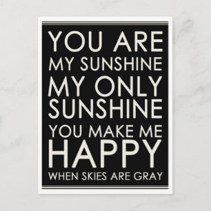 Cartão Postal Cartão-postal do Vazio de Cotação Motivacional 