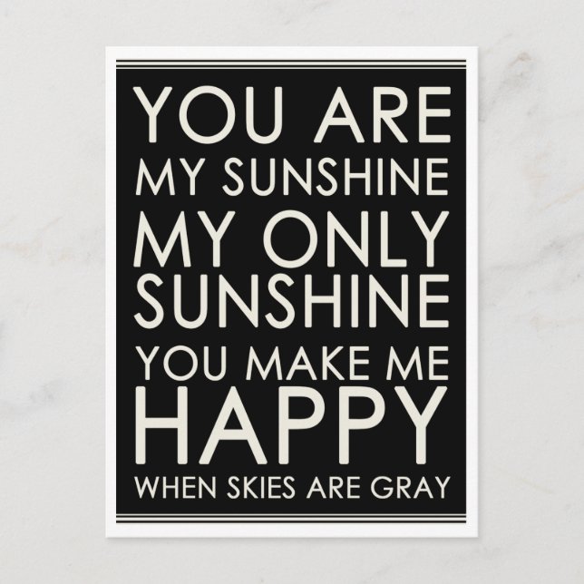 Cartão Postal Cartão-postal do Vazio de Cotação Motivacional do  (Frente)