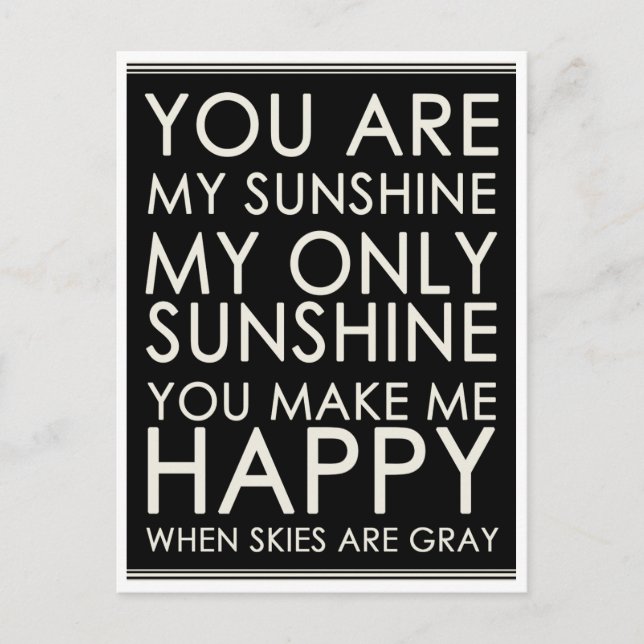 Cartão Postal Cartão-postal do Vazio de Cotação Motivacional do  (Frente)