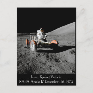 Cartão Postal Cartão-postal do veículo lunar Apollo 17