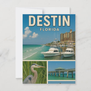 Cartão Postal Cartão-postal do Viagem da Destin Florida