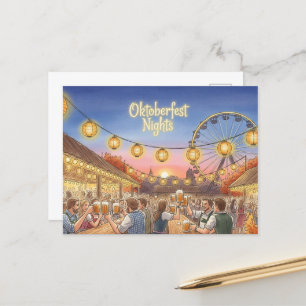 Cartão Postal Cartão-postal do Vintage Oktoberfest