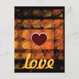Cartão Postal Cartão-postal do Wall Love