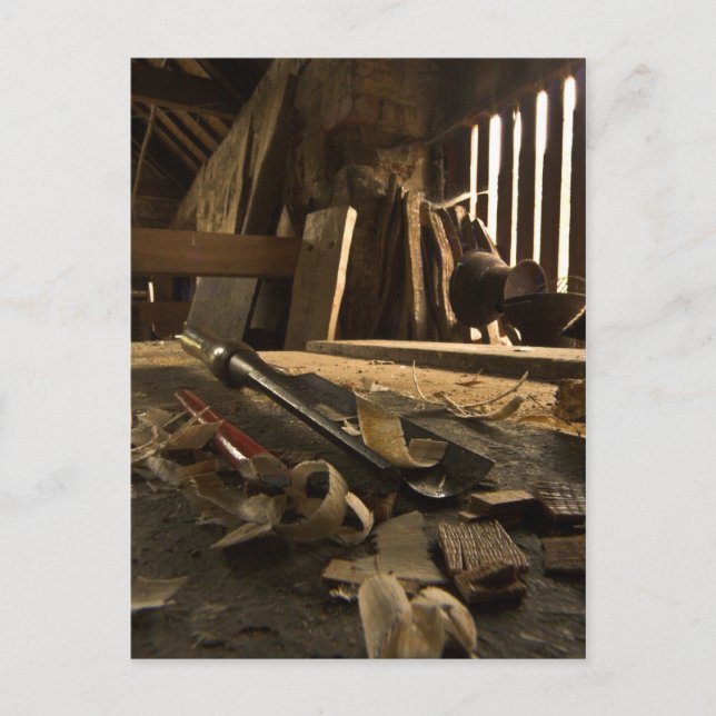 Cartão Postal Cartão-postal do Workshop Ocupado de Carpinteiros (Frente)