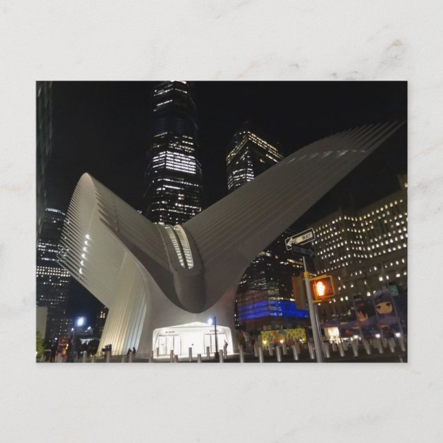 Cartão Postal Cartão-postal do World Trade Center Transportation (Frente)