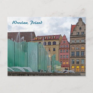Cartão Postal Cartão-postal do Wroclaw Polônia Market Square