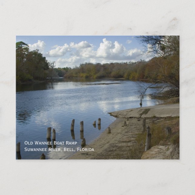 Cartão Postal Cartão-postal Dock de Boat Antigo (Frente)