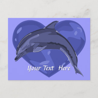 Cartão Postal Cartão-postal Dolphin