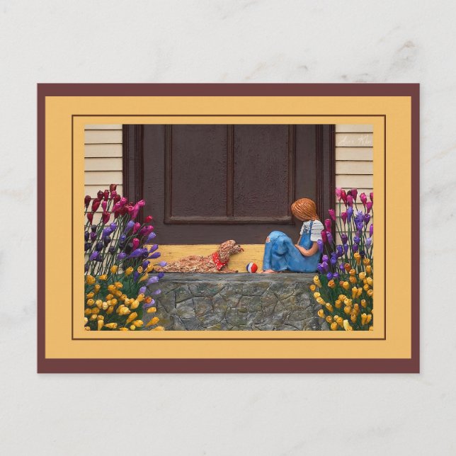 Cartão Postal Cartão-postal dos melhores amigos (Frente)