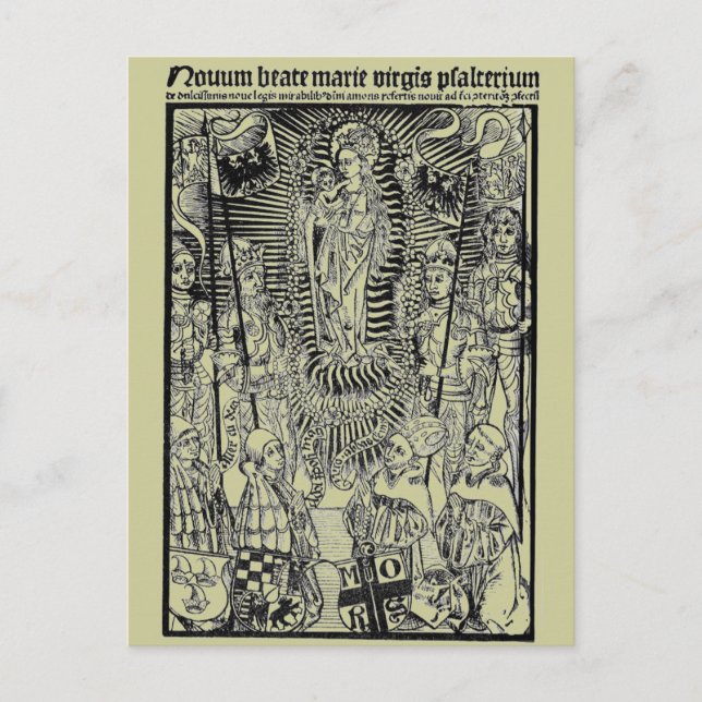 Cartão Postal Cartão-postal dos Símbolos Cristãos (Frente)