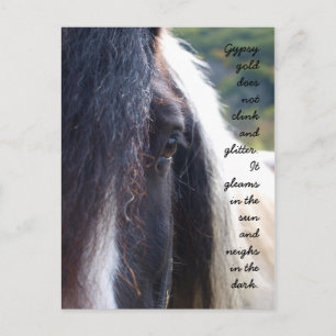 Cartão Postal Cartão-postal Dourado cigano