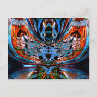 Cartão Postal Cartão-postal Dragão Psicodélico