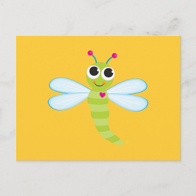 Cartão Postal Cartão-postal Dragonfly (Frente)