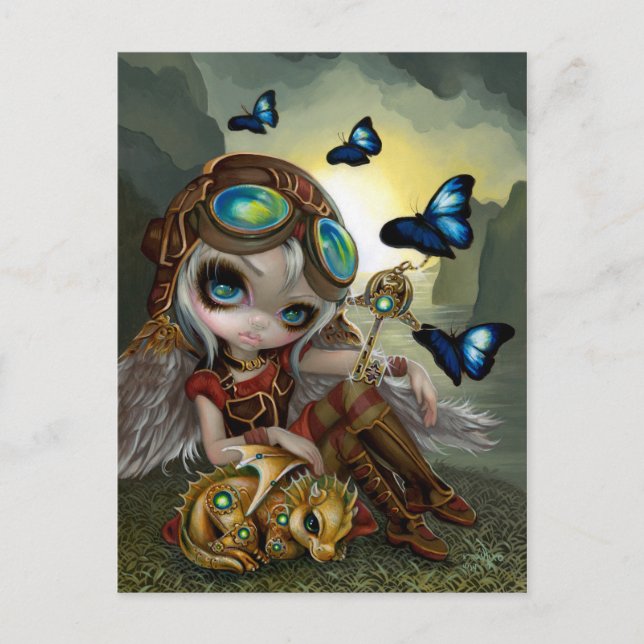 Cartão Postal Cartão-postal "Dragonismo de Carrinho" (Frente)