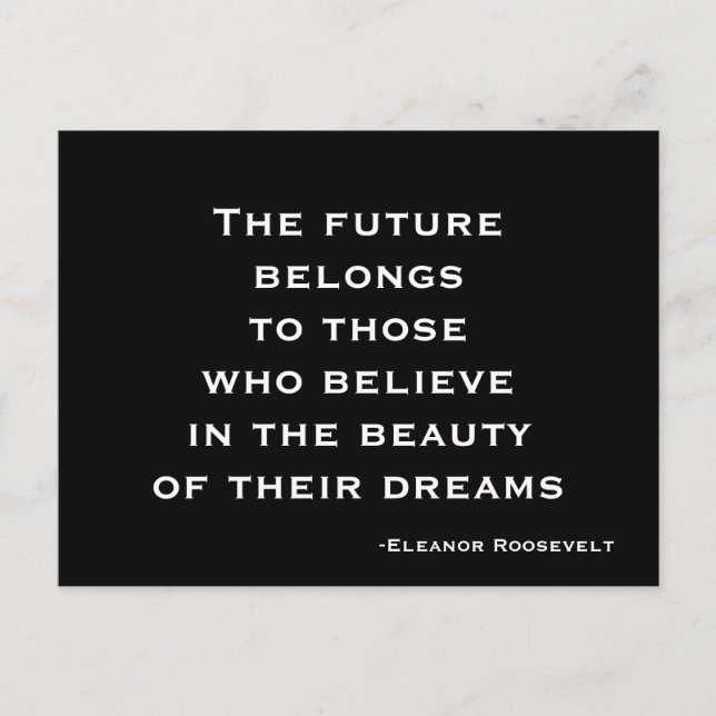 Cartão Postal Cartão-postal Dream, Acredite, Cartão-postal Motiv (Frente)