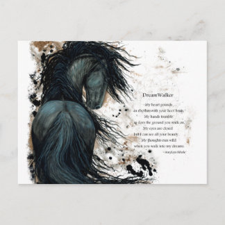 Cartão Postal Cartão-postal DreamWalker Horse por Bihrle