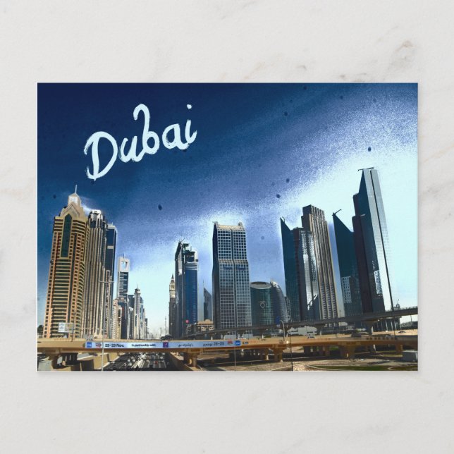 Cartão Postal Cartão-postal Dubai (Frente)