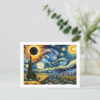 Cartão Postal Cartão-postal Eclipse do Texas