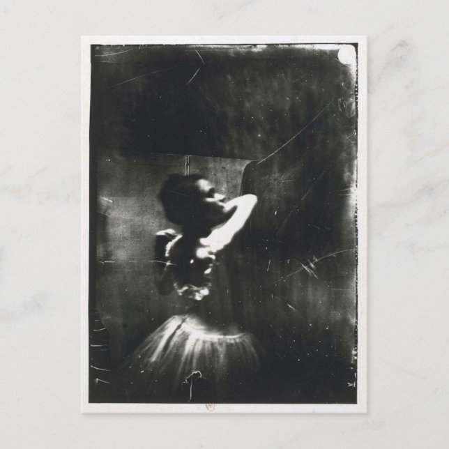 Cartão Postal Cartão-postal Edgar Degas com Dançarino Balé (Frente)