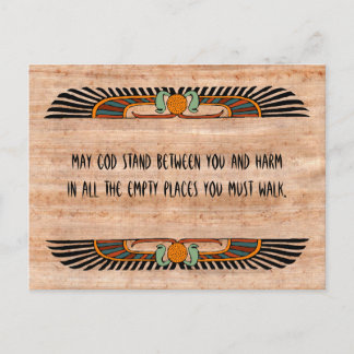 Cartão Postal Cartão-postal egípcio de bênção (Monoteísta)