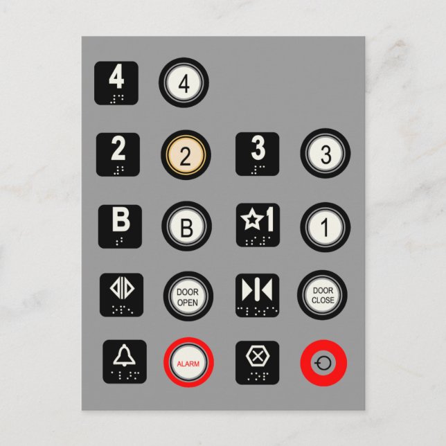 Cartão Postal Cartão-postal elevador (Frente)