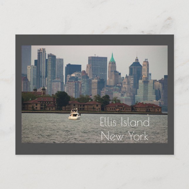Cartão Postal Cartão-postal Ellis Island New York (Frente)