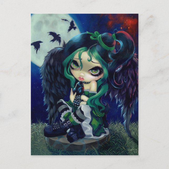 Cartão Postal Cartão-postal "Empolgado e Sentado e Nada Mais" (Frente)