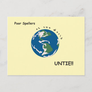 Cartão Postal Cartão-postal engraçado
