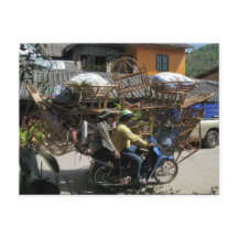 Cartão-postal engraçado| Carga pesada