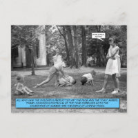 Cartão-postal engraçado - Leapfrog