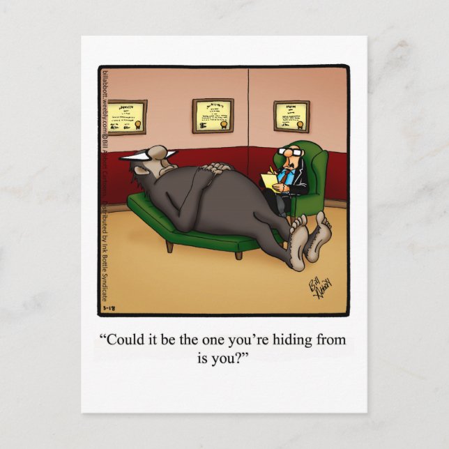 Cartão Postal Cartão-postal engraçado para o grande pé (Frente)