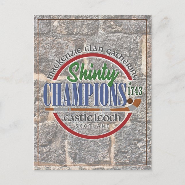 Cartão Postal Cartão-postal especial Shcil de Recolha MacKenzie (Frente)