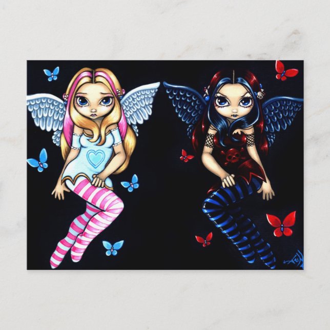 Cartão Postal Cartão-postal "Esperança e Desespero" (Frente)